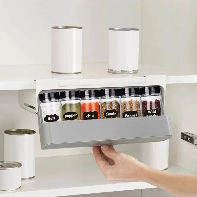 StickRack Selbstklebender Kräuterorganisator – Schlanke Küchenaufbewahrungslösung - Image 2