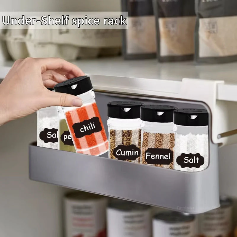 StickRack Selbstklebender Kräuterorganisator – Schlanke Küchenaufbewahrungslösung - Image 3