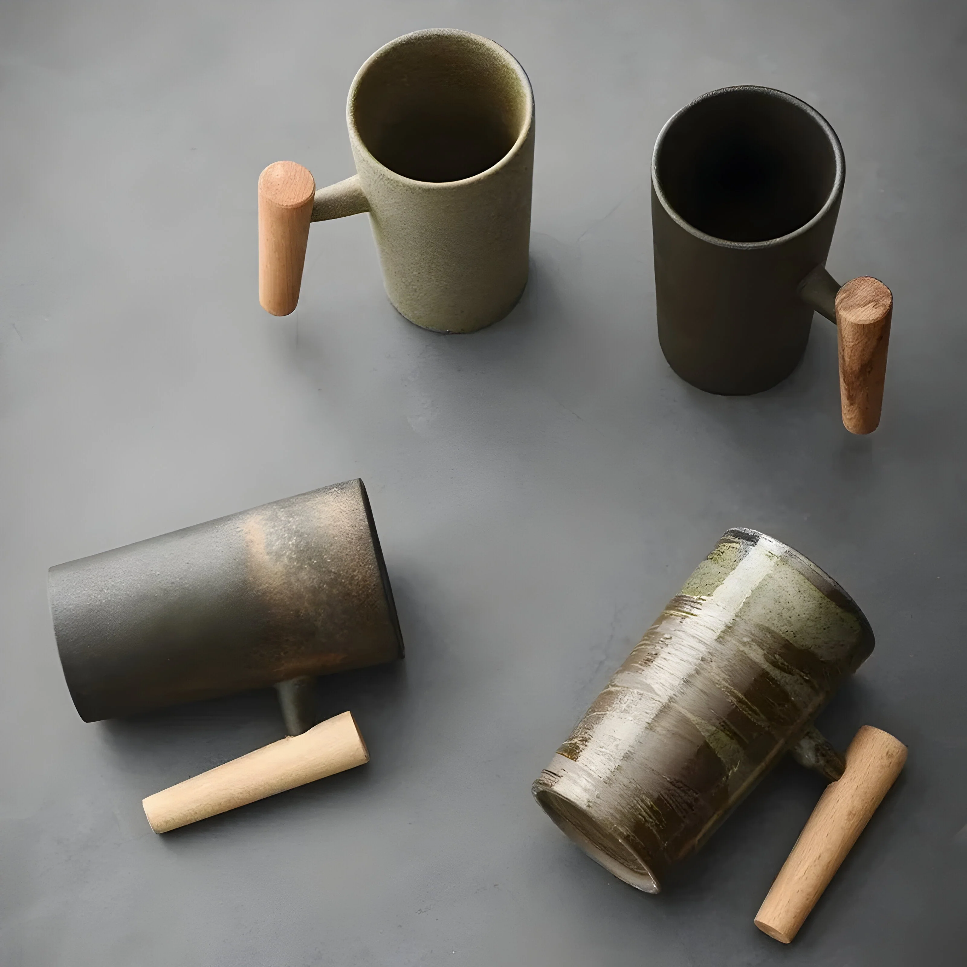 StillSip – Japanisch-inspirierter erdohfarbener Becher mit handgefertigtem Look - Image 4