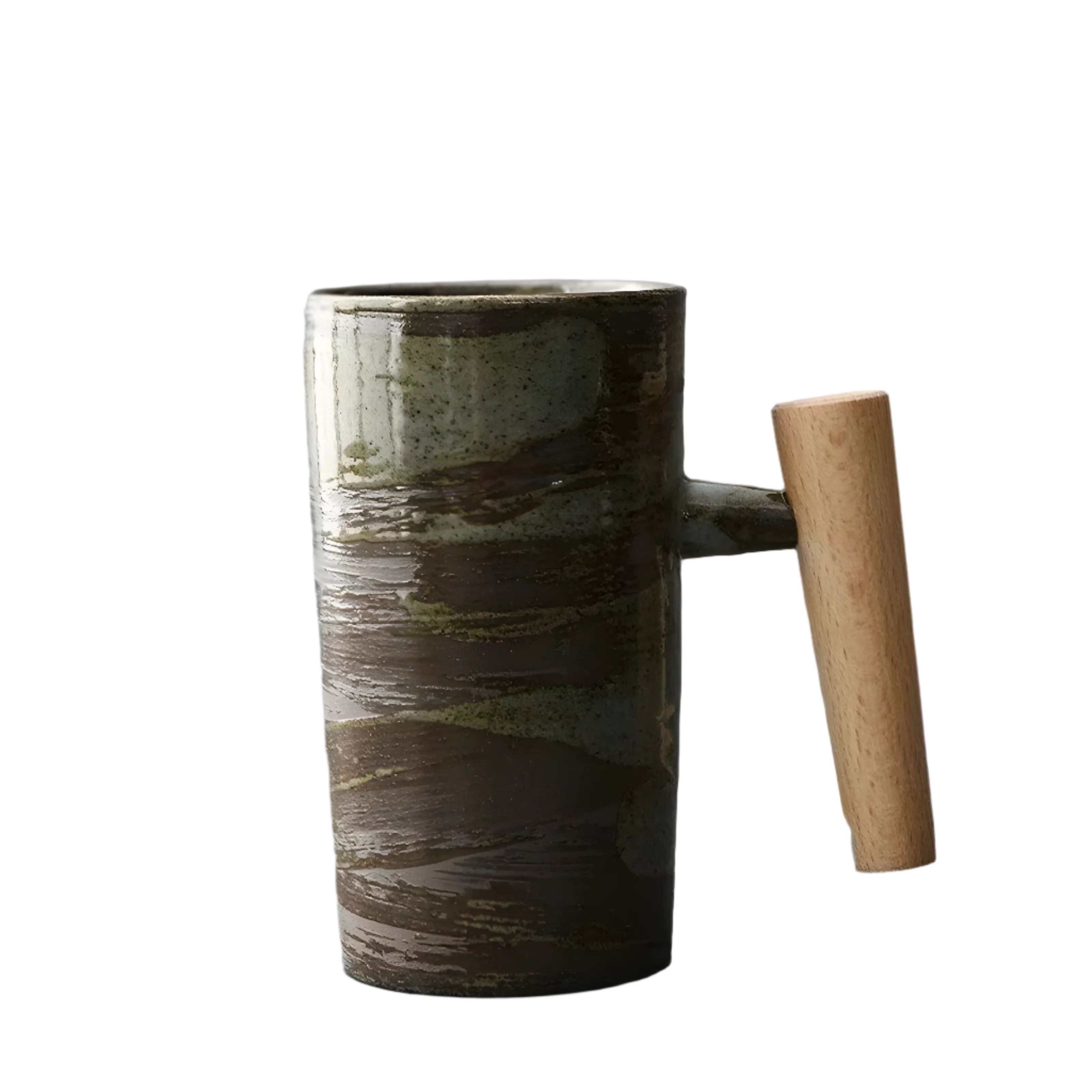 StillSip – Japanisch-inspirierter erdohfarbener Becher mit handgefertigtem Look - Image 7