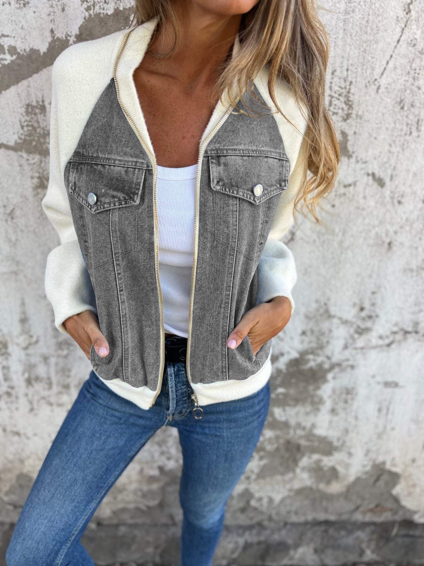 Stilvolle Damen Denim jacke - Image 4