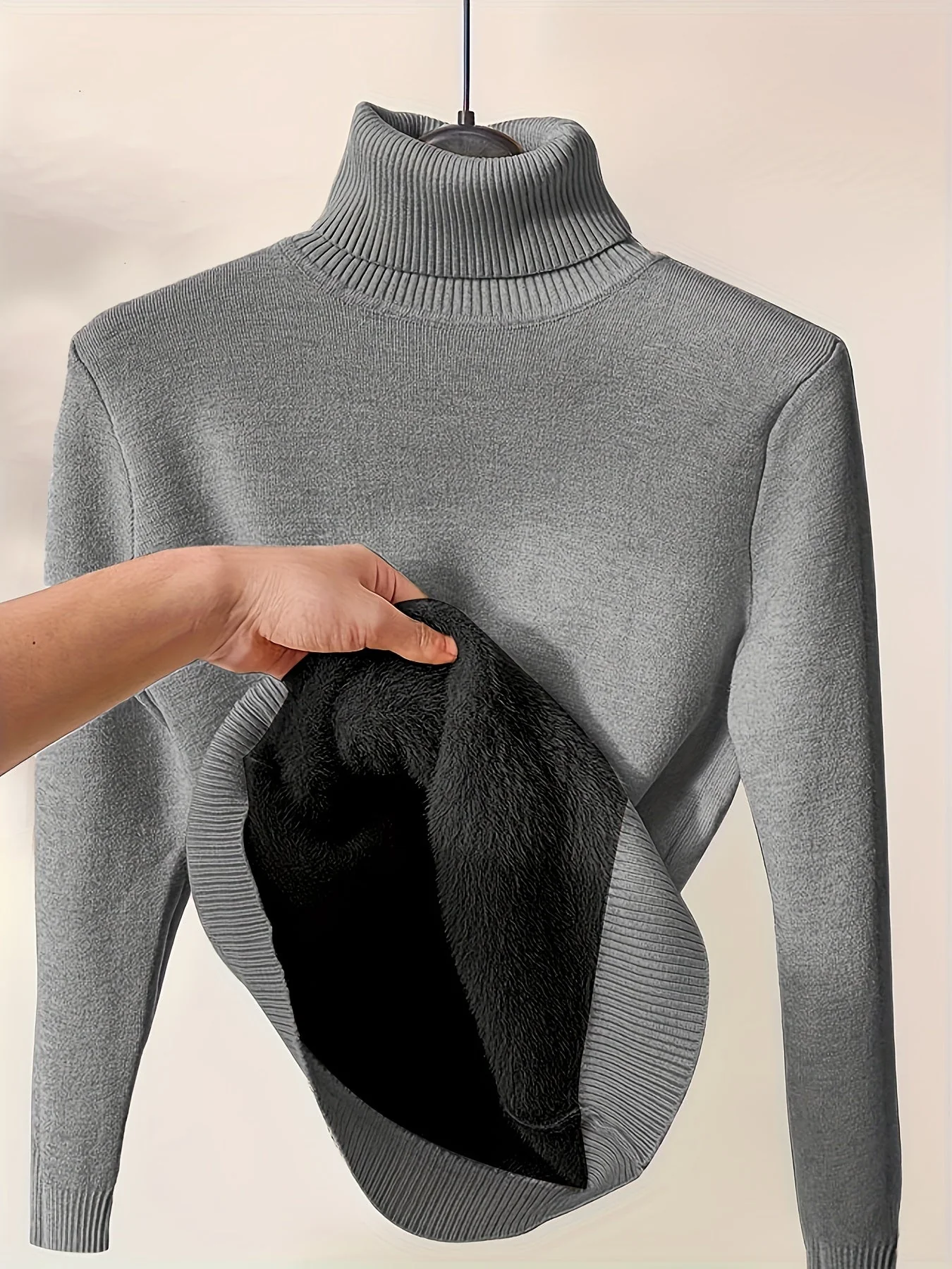 Stilvolle Damen Rollkragenpullover - Image 7