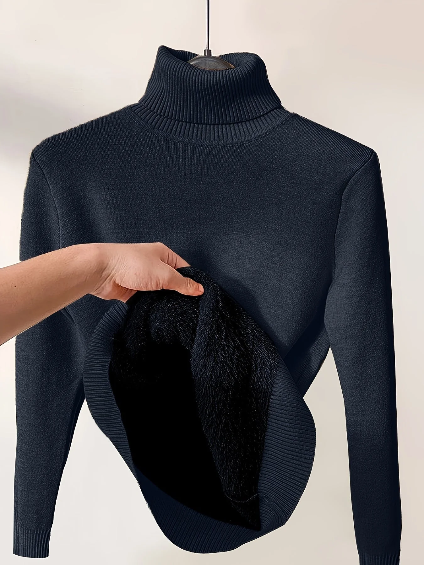 Stilvolle Damen Rollkragenpullover - Image 9