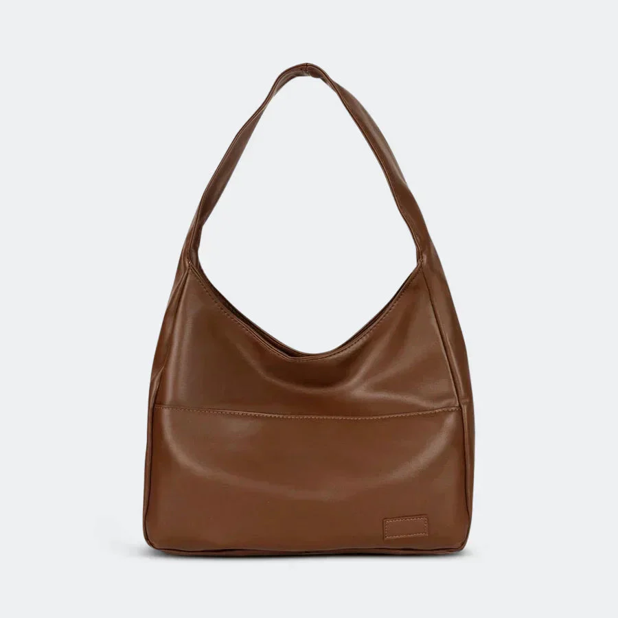 Stilvolle Damen-Schultertasche mit großem Fassungsvermögen aus PU-Leder
