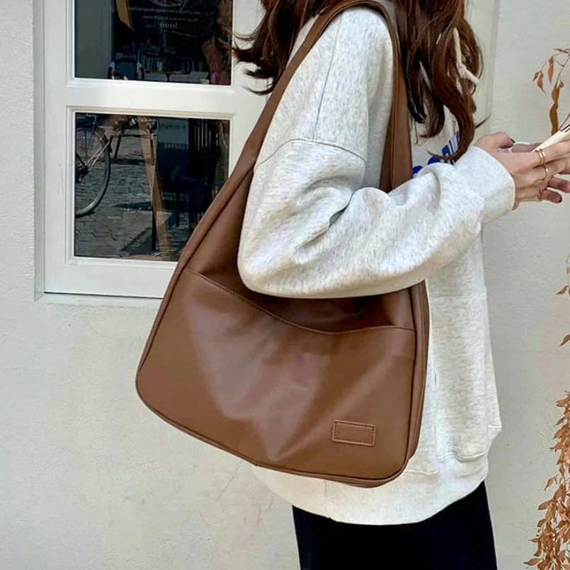 Stilvolle Damen-Schultertasche mit großem Fassungsvermögen aus PU-Leder - Image 6
