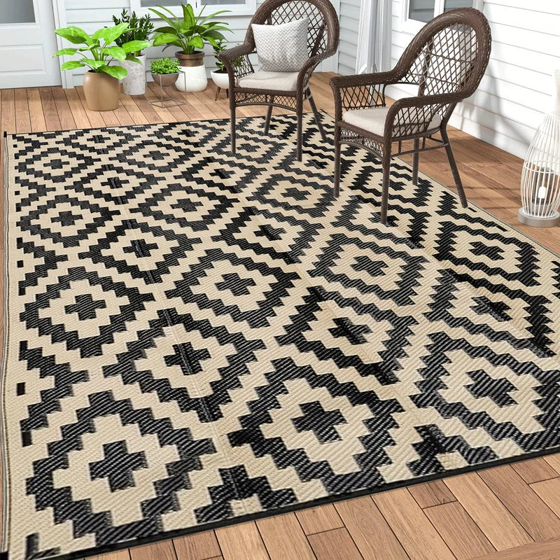 Stilvoller Boho-Outdoor-Teppich - Image 4