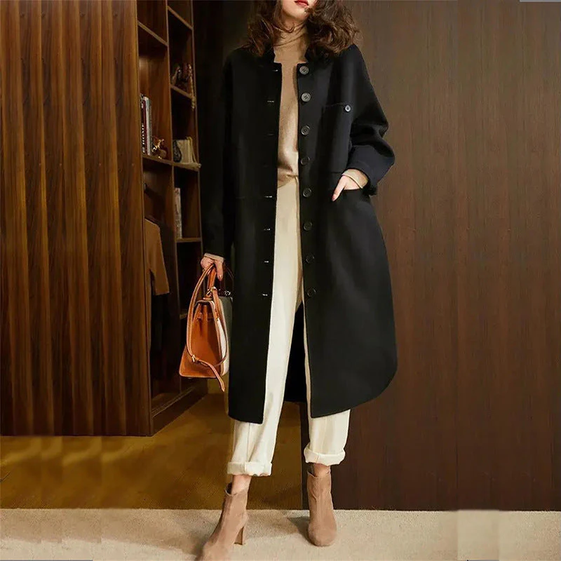 Stilvoller Langer Trenchcoat für Damen | Winter - Image 3