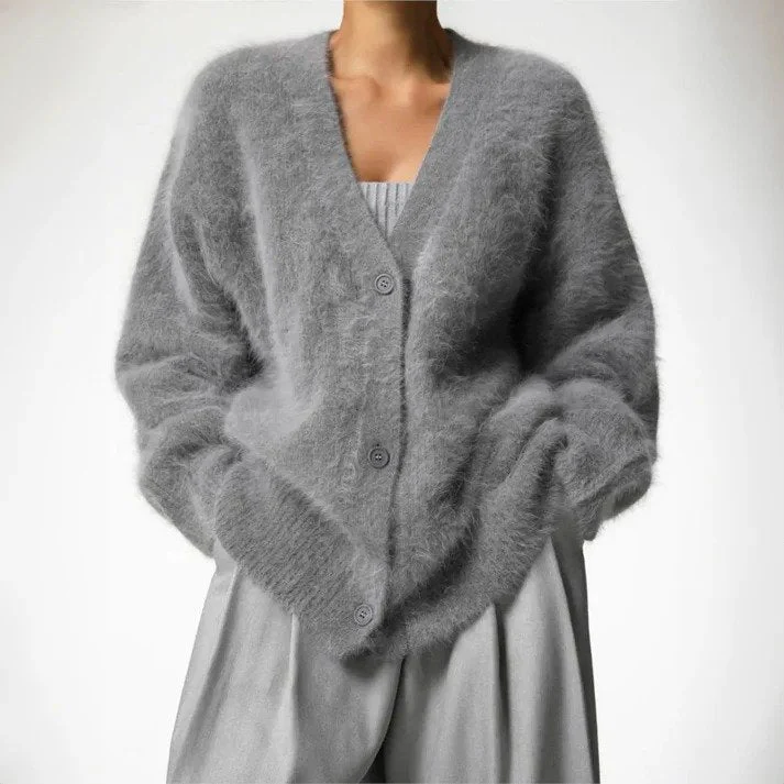 Strickjacke Damen Weich V-Ausschnitt | Elegant Locker - Image 2