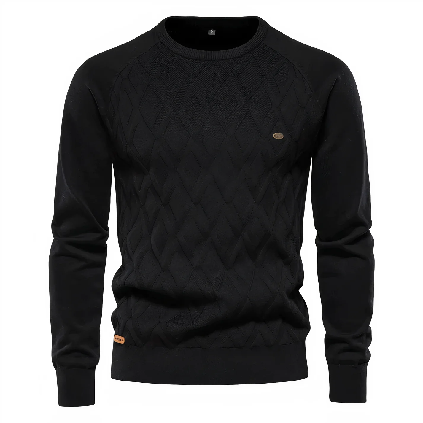 Strickpullover mit Rautenmuster für Männer - Adam - Image 3