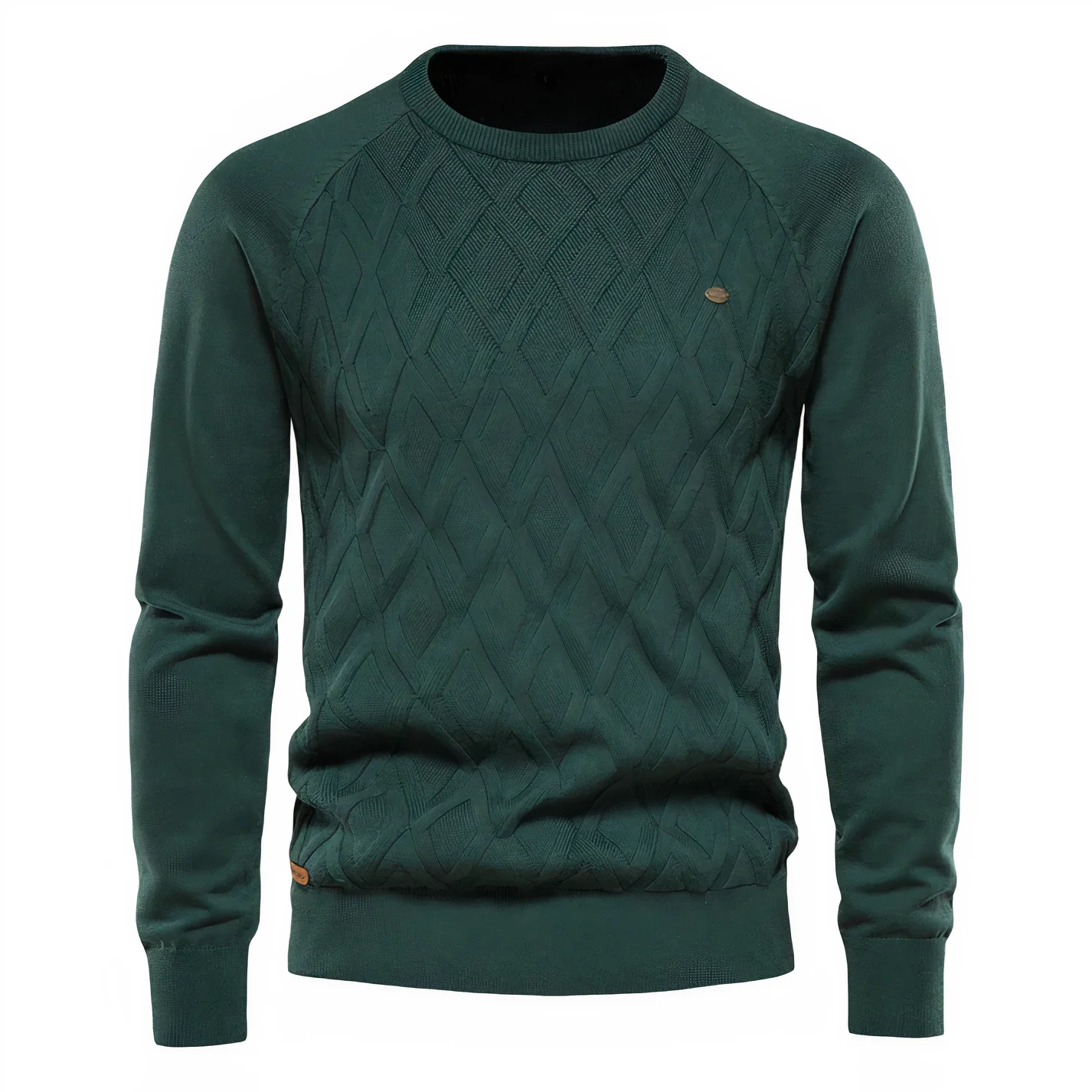 Strickpullover mit Rautenmuster für Männer - Adam - Image 4