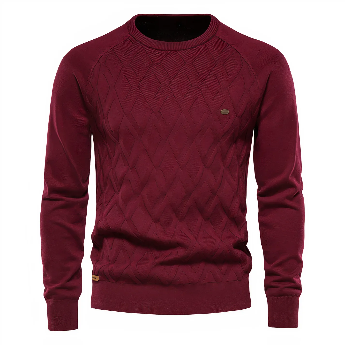 Strickpullover mit Rautenmuster für Männer - Adam - Image 5