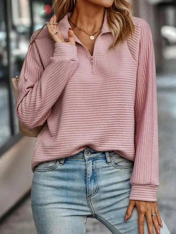 Strickpullover mit Troyerkragen für Damen - Image 2
