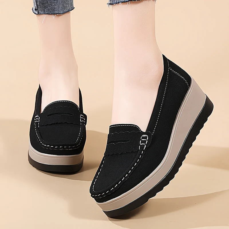 StrideLux™ – Bequeme Plateau Loafer für Damen - Image 3