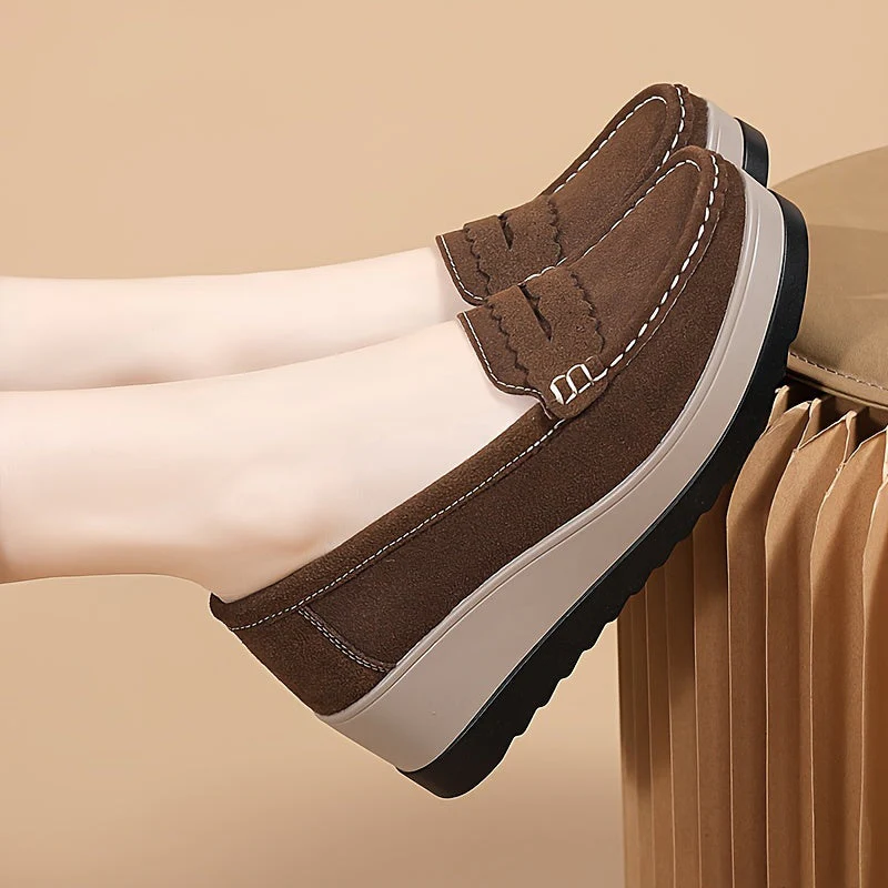 StrideLux™ – Bequeme Plateau Loafer für Damen - Image 6