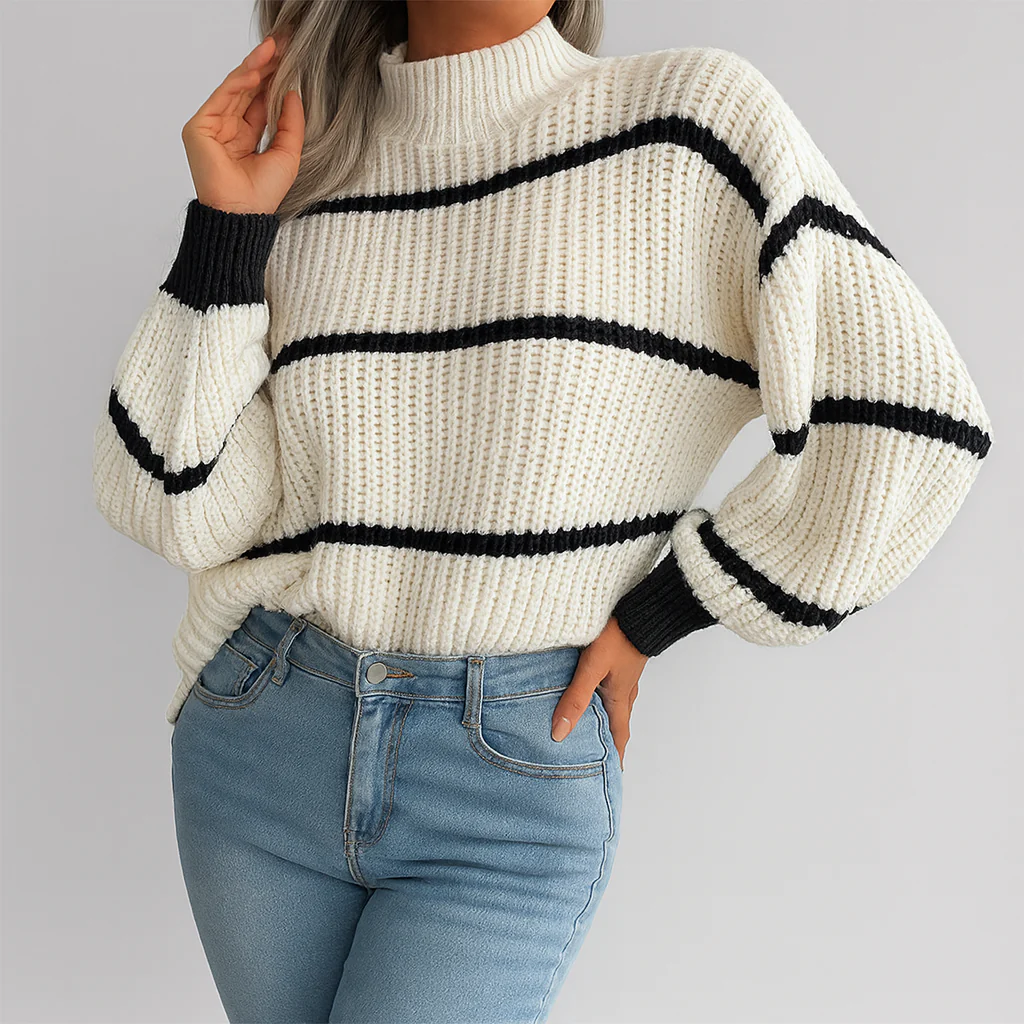 Stylistischer Rollkragenpullover – Luxuriöser Rollkragen für unvergleichliche Wärme - Image 4