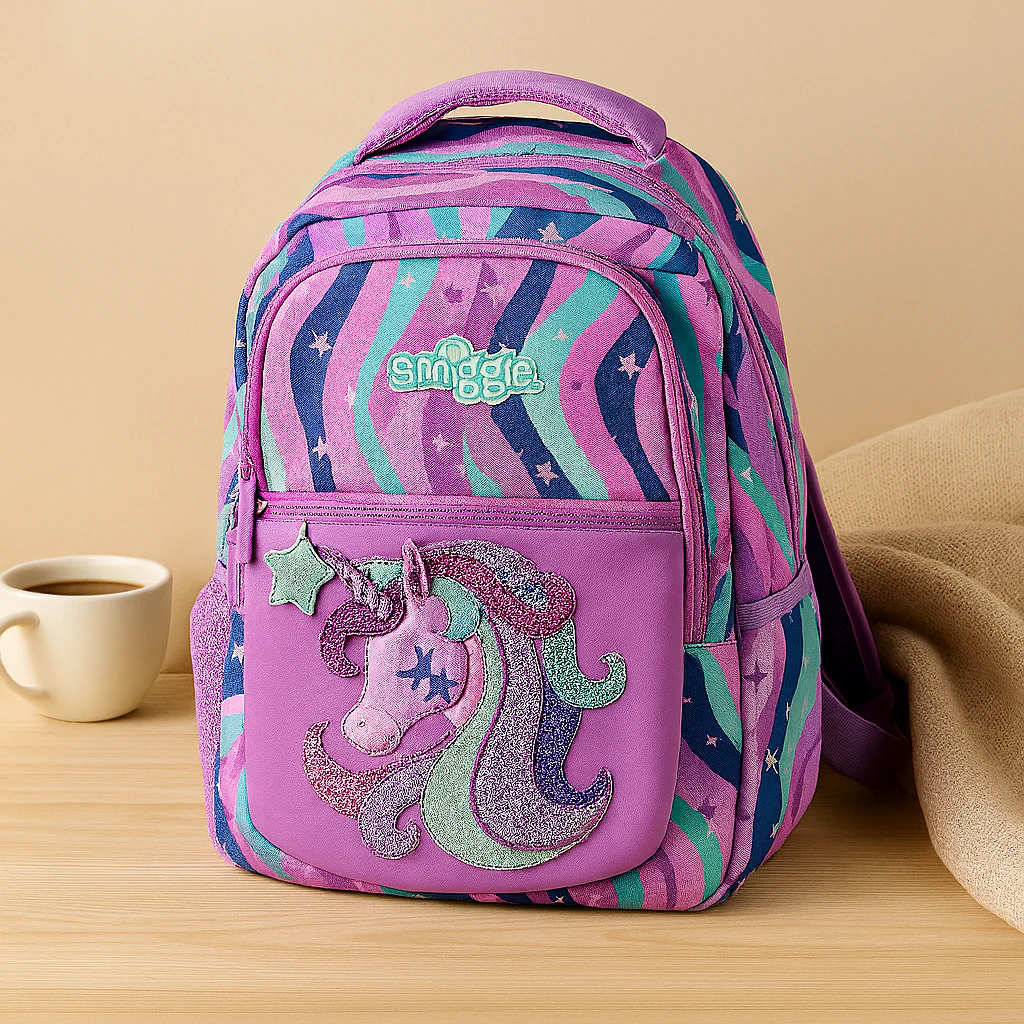 Süßer Rucksack mit Cartoon-Katze und Panda – Kinder-Schultasche für Mädchen mit gepolsterten Trägern - Image 3