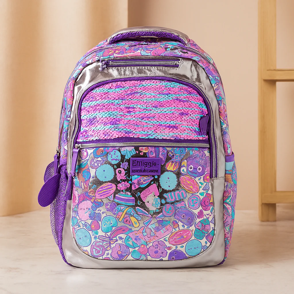 Süßer Rucksack mit Cartoon-Katze und Panda – Kinder-Schultasche für Mädchen mit gepolsterten Trägern - Image 5