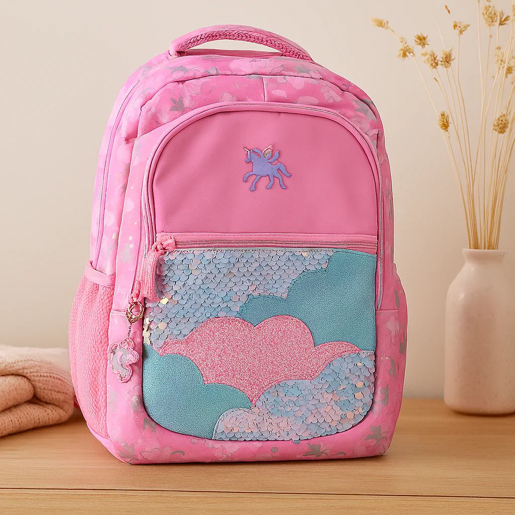 Süßer Rucksack mit Cartoon-Katze und Panda – Kinder-Schultasche für Mädchen mit gepolsterten Trägern - Image 7