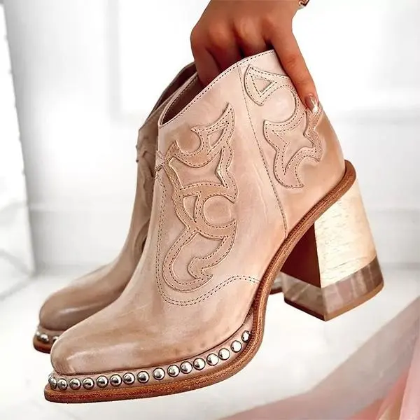 Sue™ Norwich bestickte Lederstiefel - Image 2