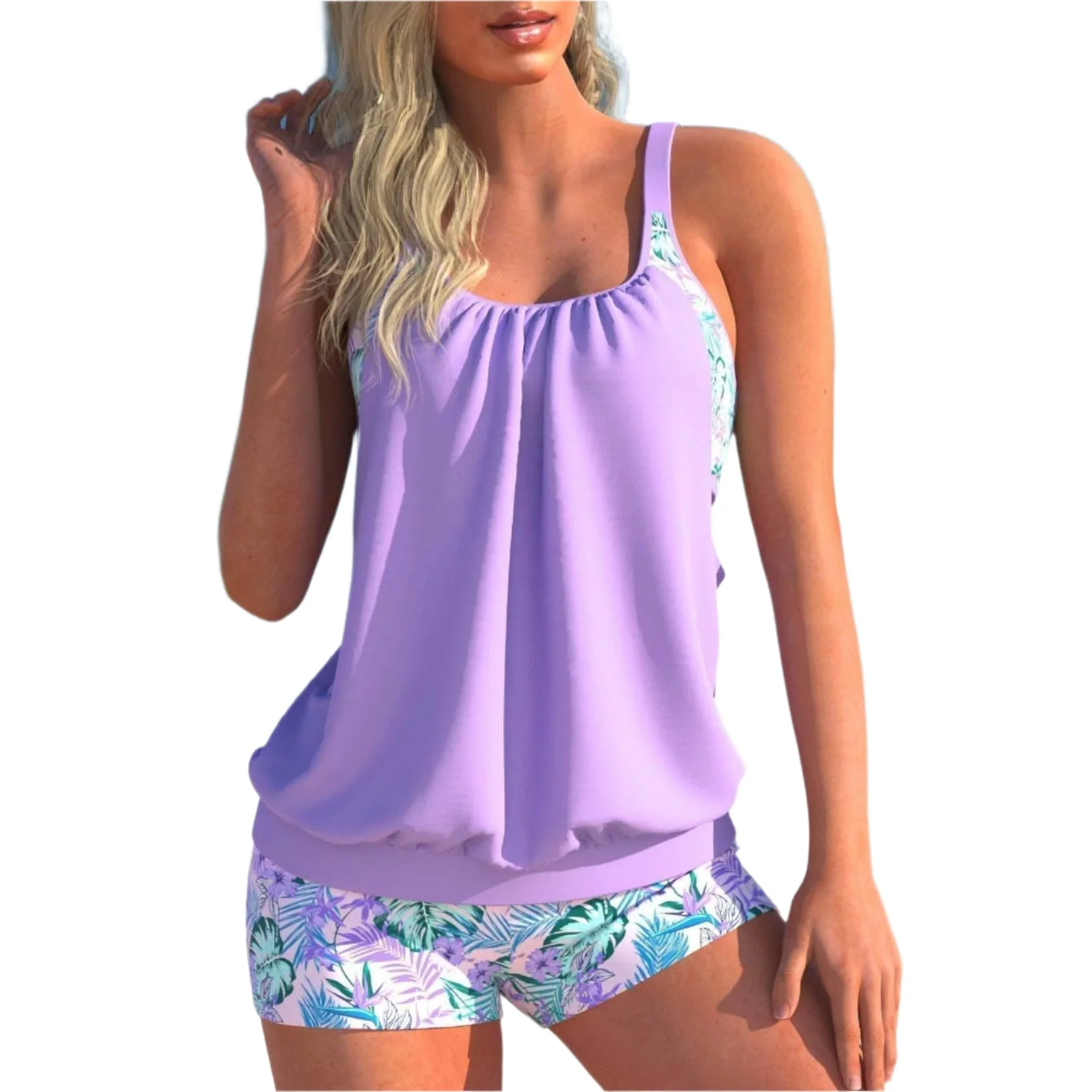 SummerBloom Damen Zweiteiliges Tankini-Set - Image 2