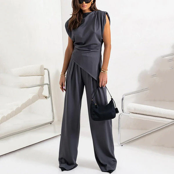 SUNA - ELEGANTES ZWEITEILER-SET IN UNIFARBE - Image 6