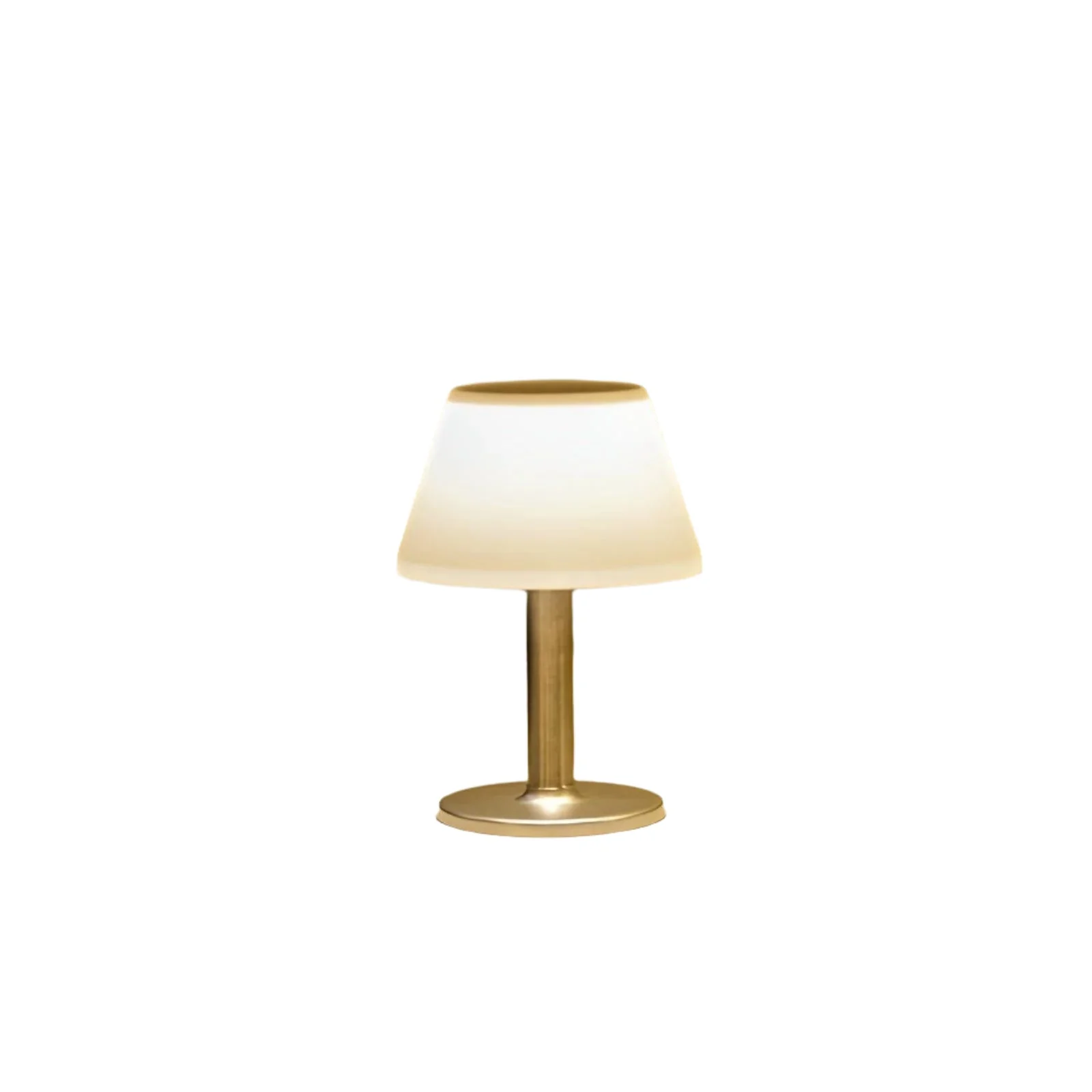 SunGlow – Elegante solide Tischlampe für Außenbereich Charme
