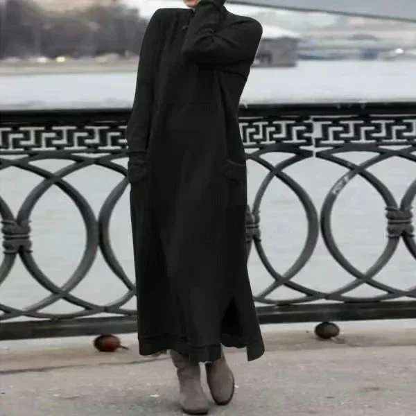 SVEA - LANGES STRICKKLEID IM LOCKEREN SCHNITT - Image 4