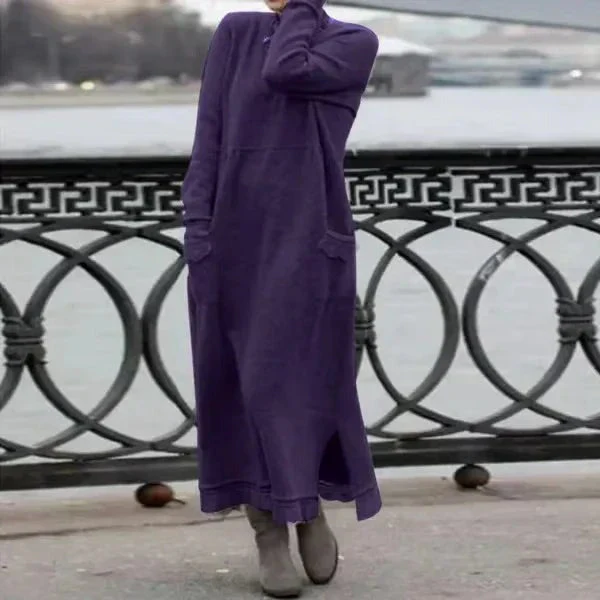 SVEA - LANGES STRICKKLEID IM LOCKEREN SCHNITT - Image 6