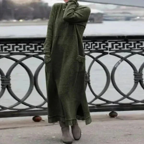 SVEA - LANGES STRICKKLEID IM LOCKEREN SCHNITT - Image 7