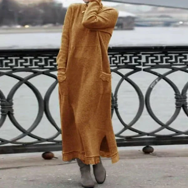 SVEA - LANGES STRICKKLEID IM LOCKEREN SCHNITT - Image 9