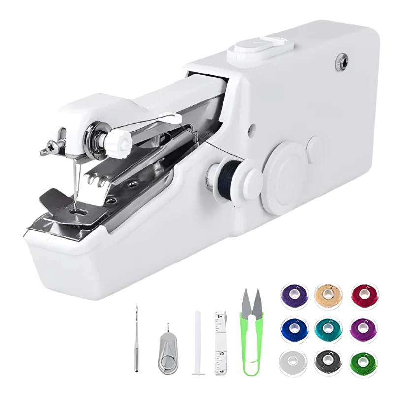 SwiftSew – Tragbare handgehaltene Nähmaschine für schnelle Reparaturen