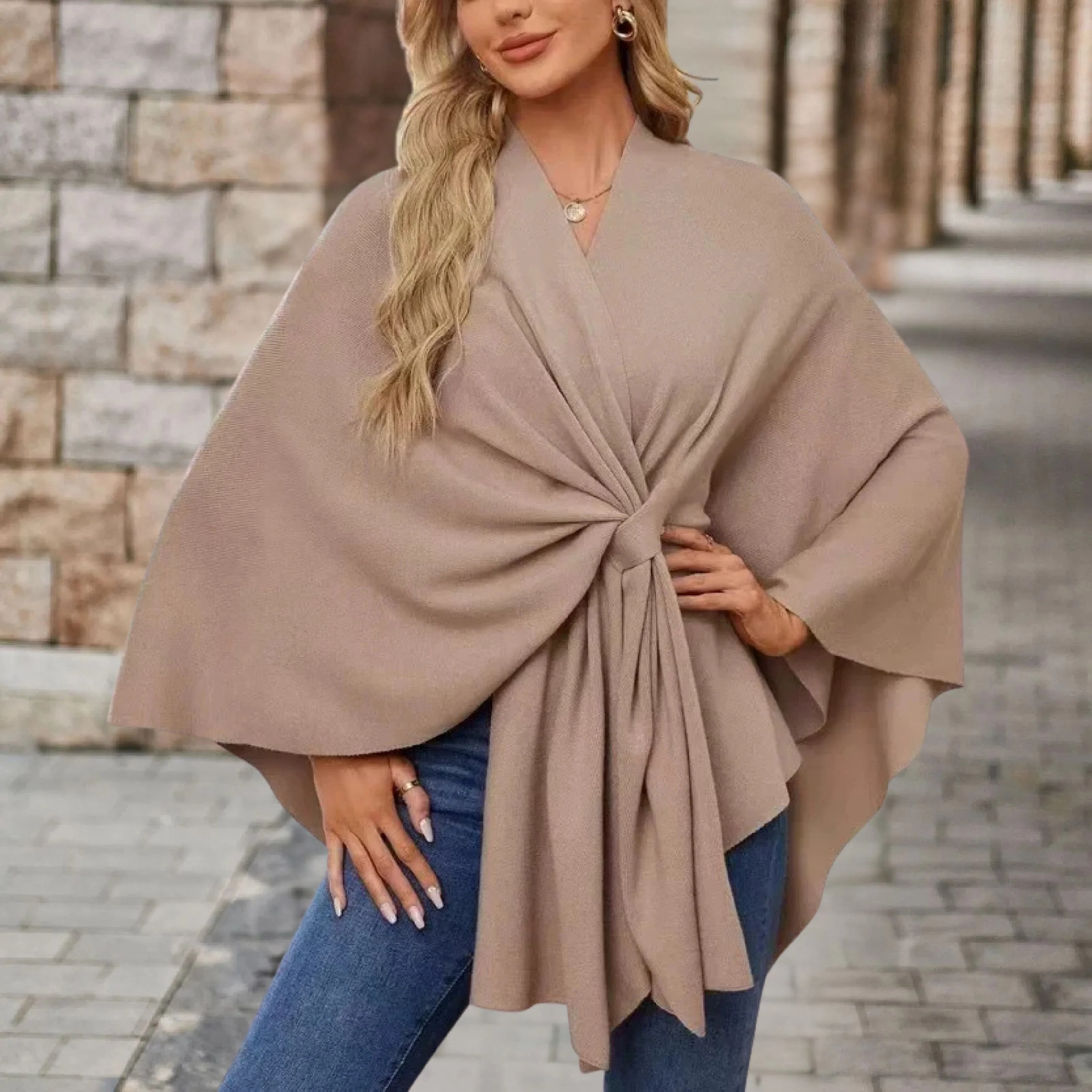 Sylora™ - Eleganter Warmer Poncho - Image 7