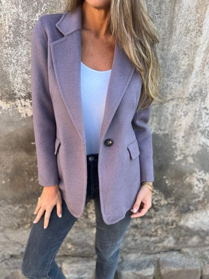 SYLVIA - BLAZER AUS WOLLE MIT REVERS - Image 6