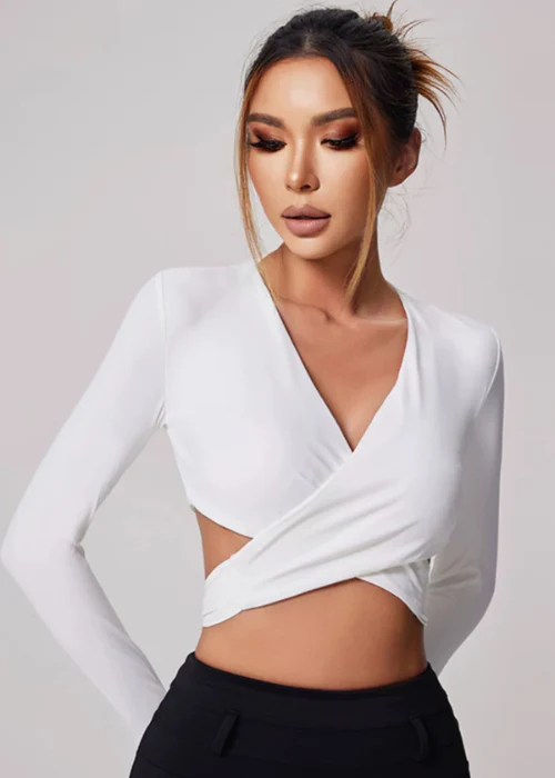 T-Shirt - Céleste - Integrierte Muscheln