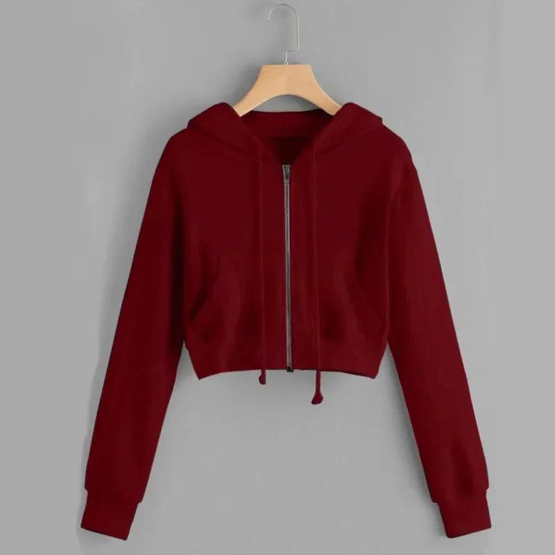Tahlia | Stylischer Shorty Hoodi - Image 9