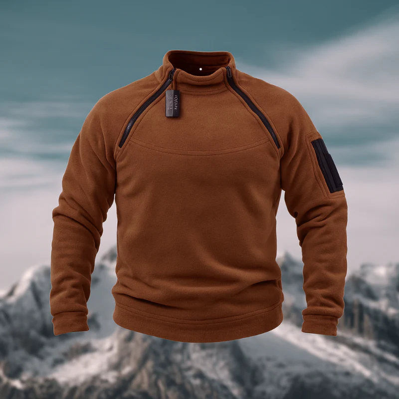 Taktischer Herren-Fleecepullover mit Taschen – vielseitig einsetzbar für Outdoor-Aktivitäten - Image 5