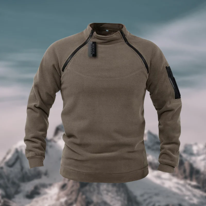 Taktischer Herren-Fleecepullover mit Taschen – vielseitig einsetzbar für Outdoor-Aktivitäten - Image 6
