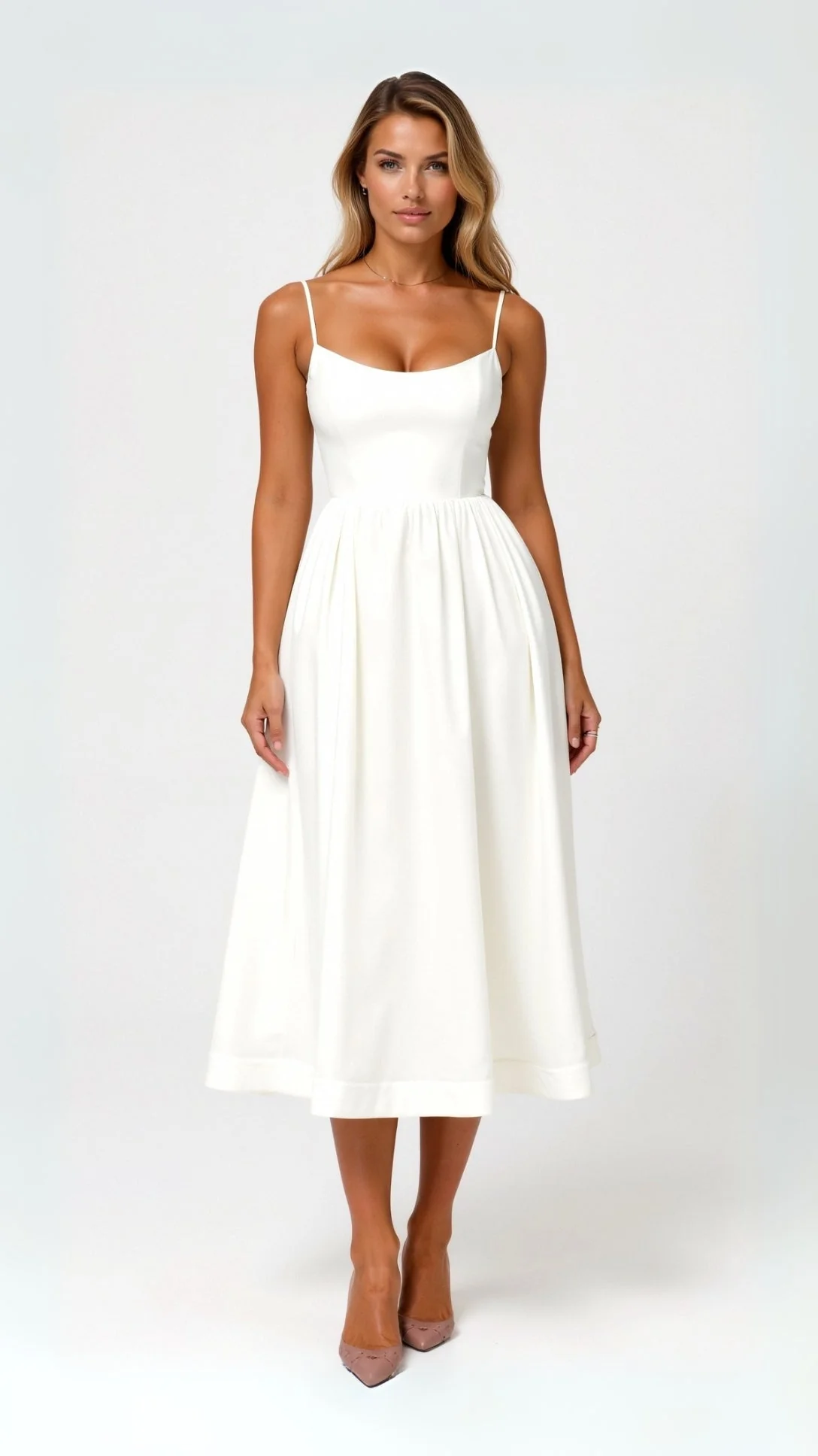 Tamara Fließendes Midikleid - Image 9