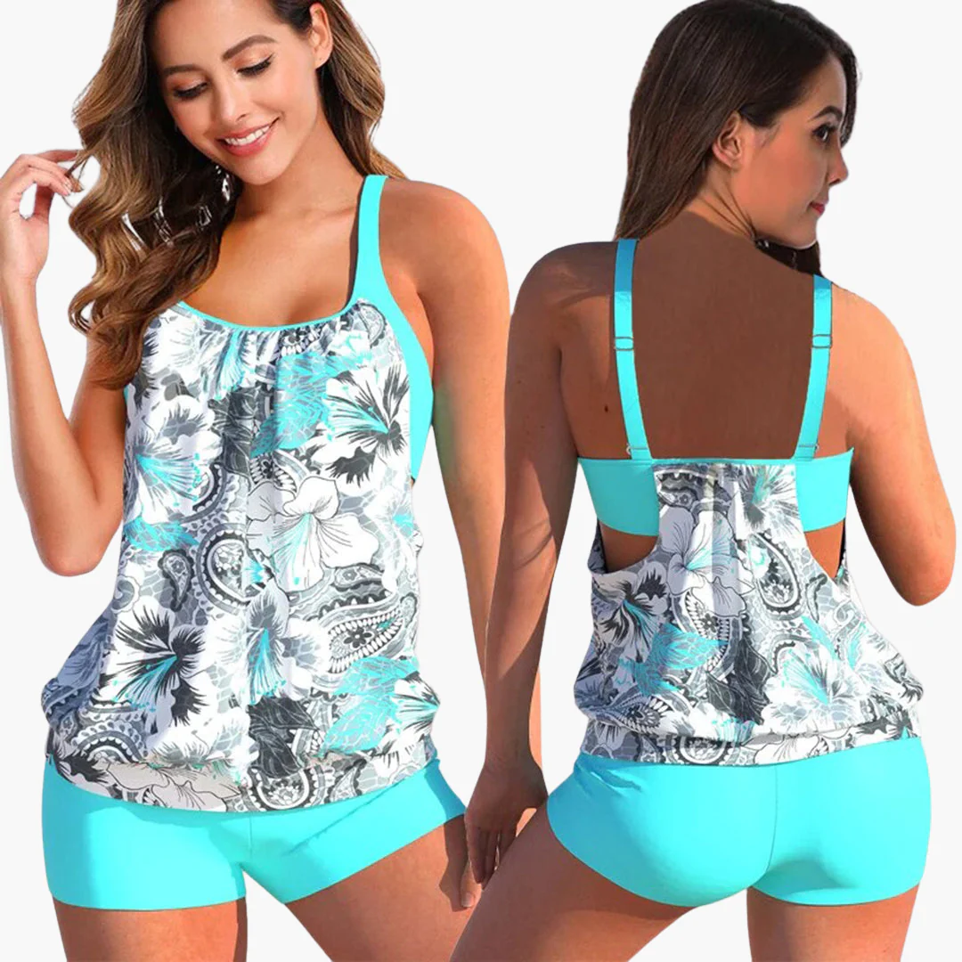 Tankini-Set für Damen - mit Bauchweg-Effekt und verstellbaren Trägern - Image 3