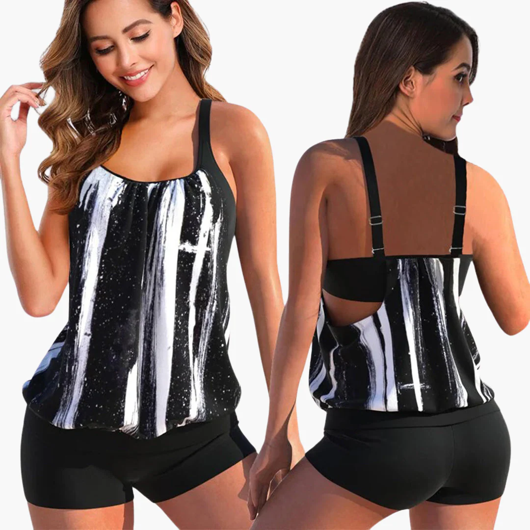 Tankini-Set für Damen - mit Bauchweg-Effekt und verstellbaren Trägern - Image 6