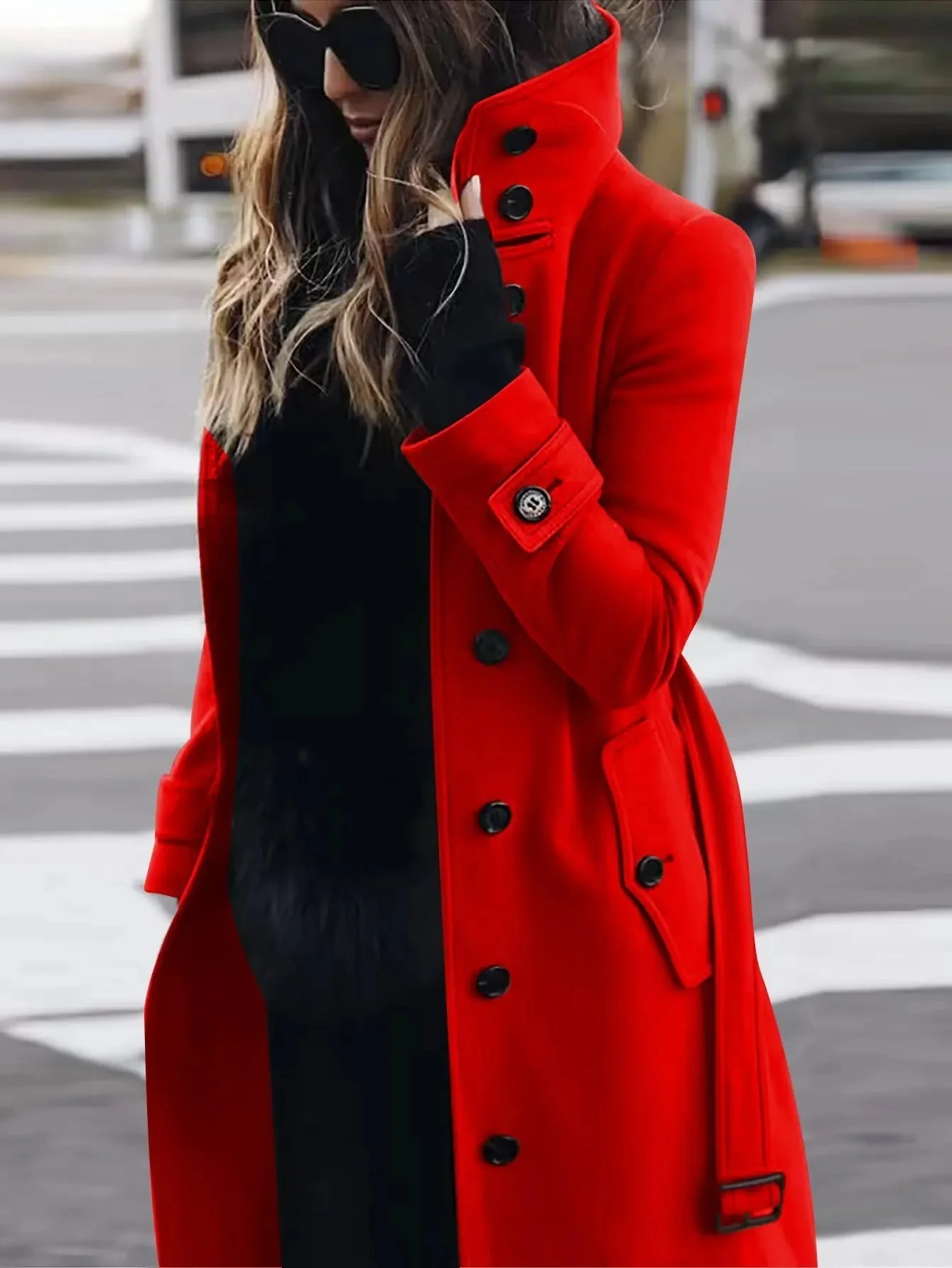 Tanya | Langer wasserdichter Trenchcoat - Image 3