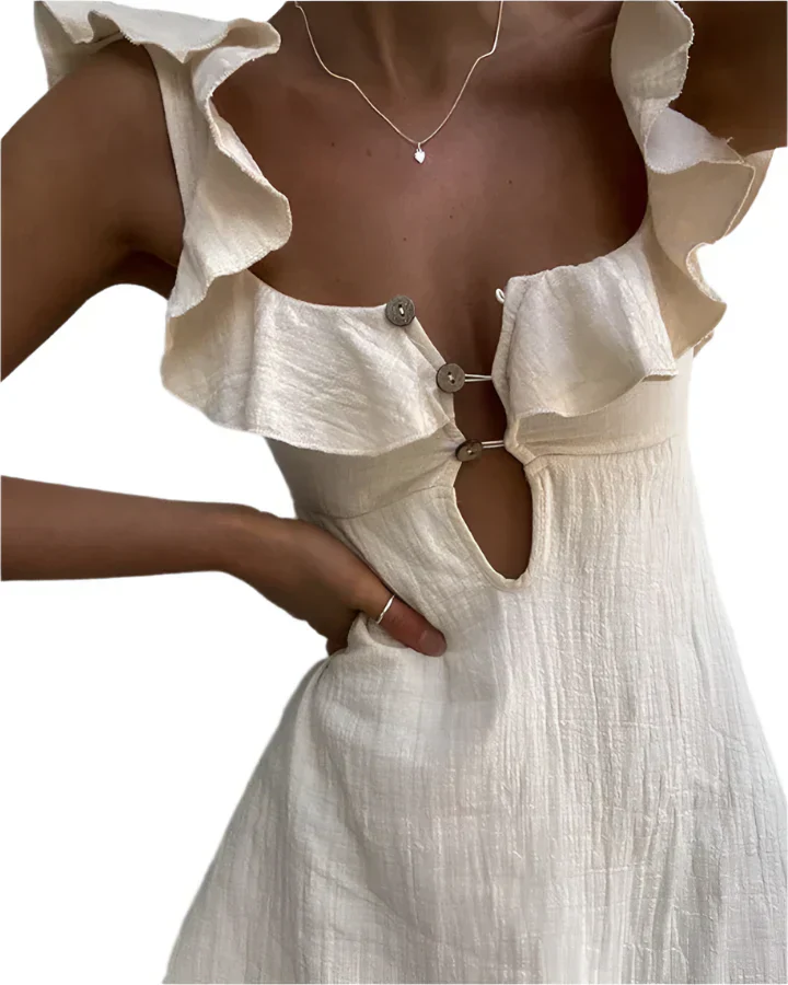 Taylor - Lässiges Kleid mit verspielten Rüschen - Image 3