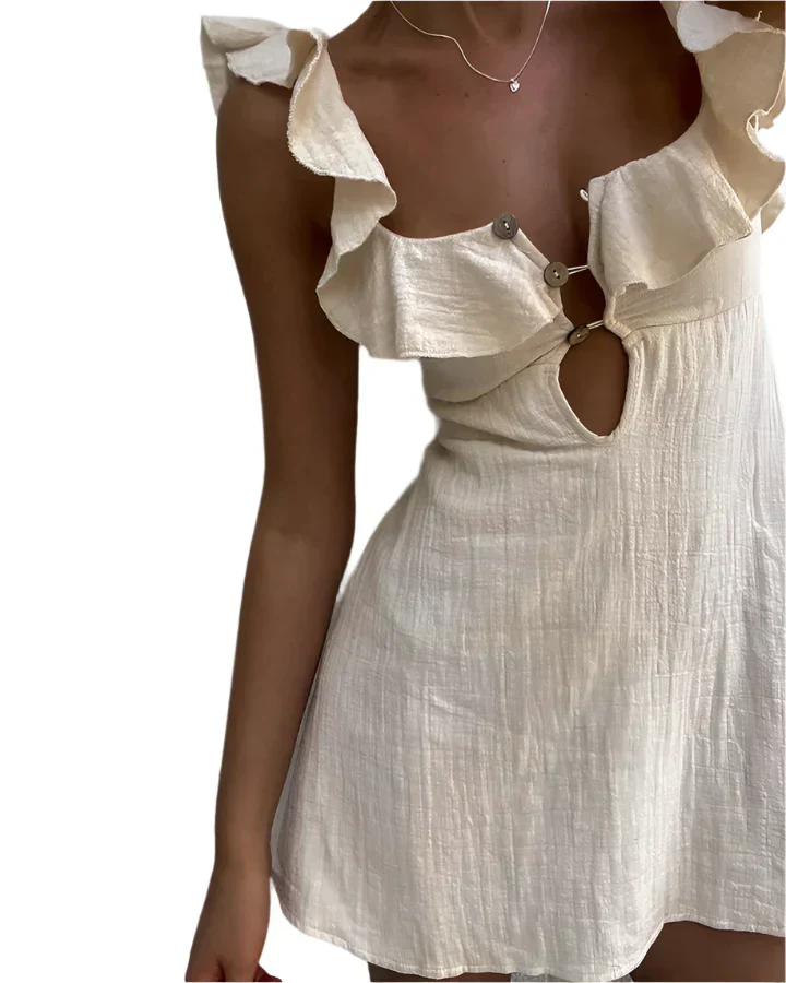 Taylor - Lässiges Kleid mit verspielten Rüschen - Image 4