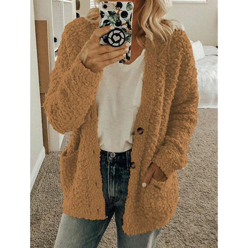 Teddy Damen Fleecejacke Mit Kapuze | Flauschiger Wintermantel - Image 10