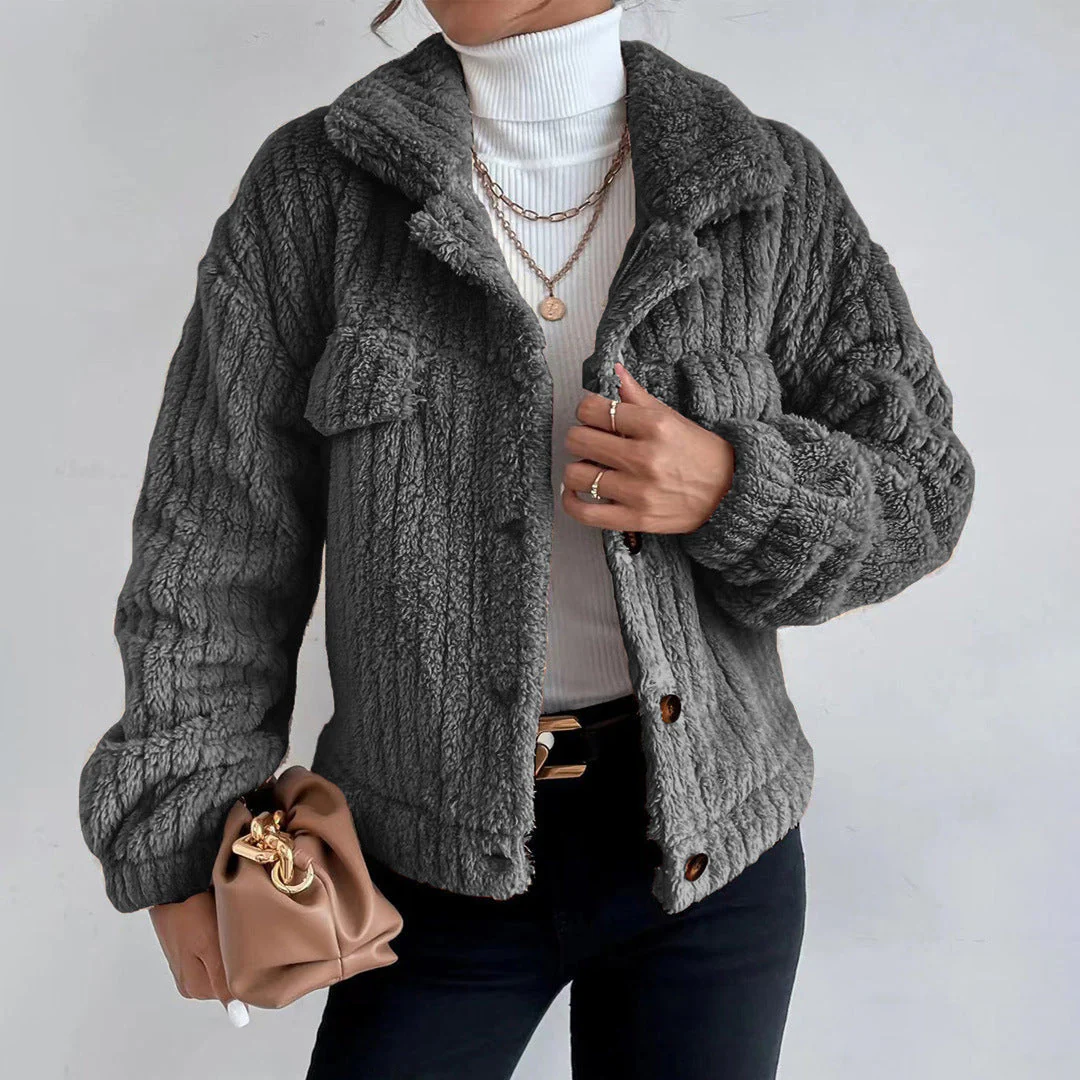 Teddy Damen Jacke Kurz | Elegant Warm - Image 2