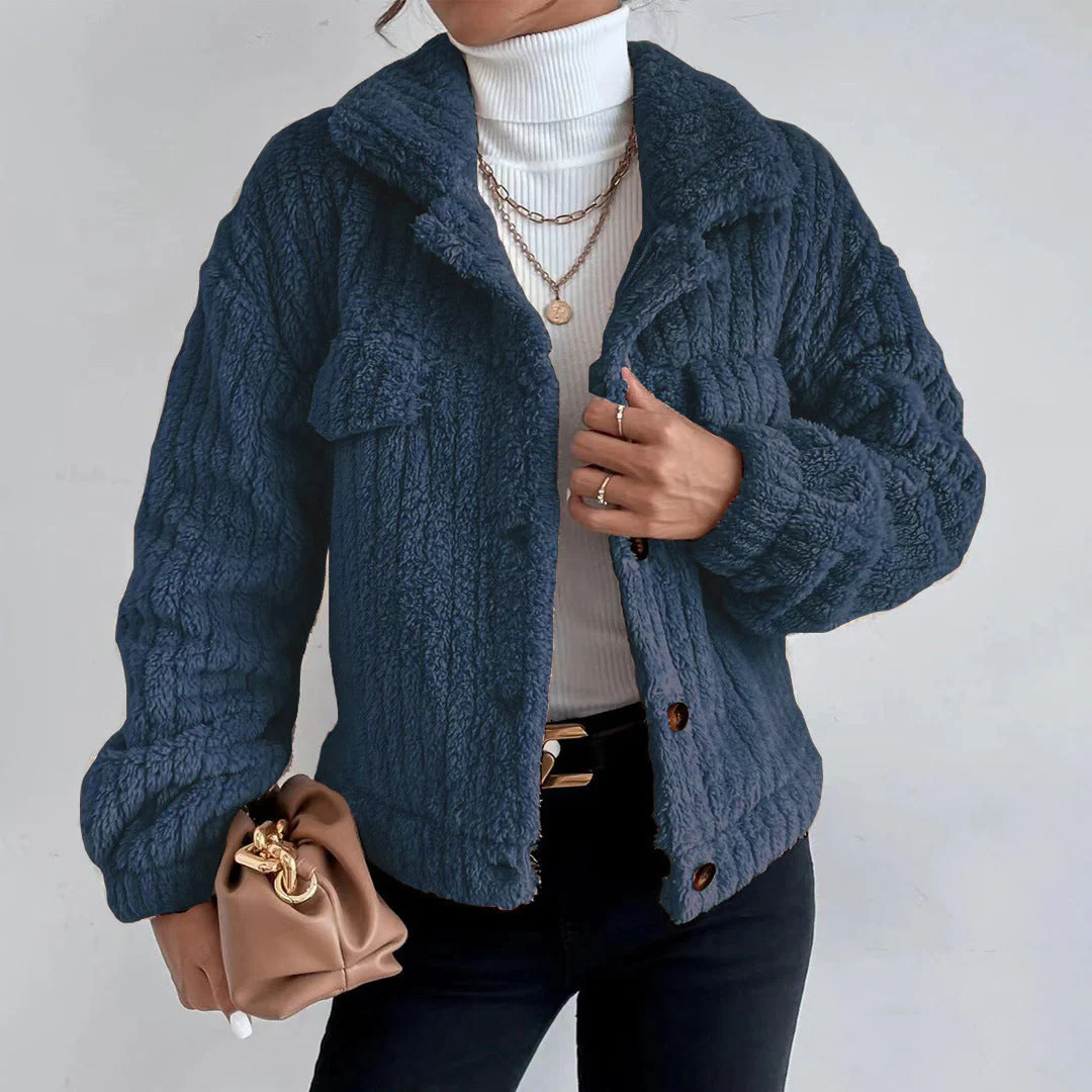 Teddy Damen Jacke Kurz | Elegant Warm - Image 5