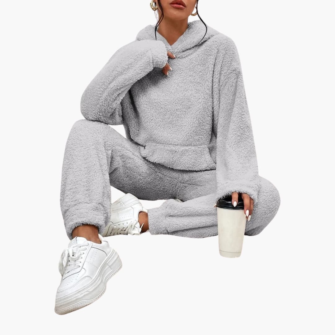 Teddy Hoodie Loungewear für Damen - Image 7