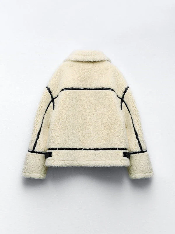 Teddyjacke aus Kunstfell für Damen – Elegante Winterjacke