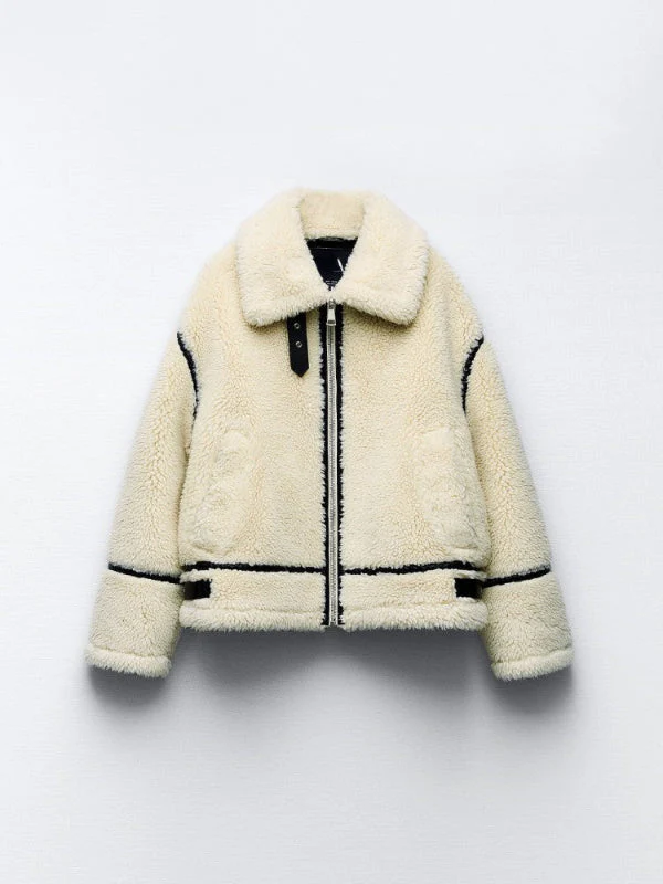 Teddyjacke aus Kunstfell für Damen – Elegante Winterjacke - Image 4