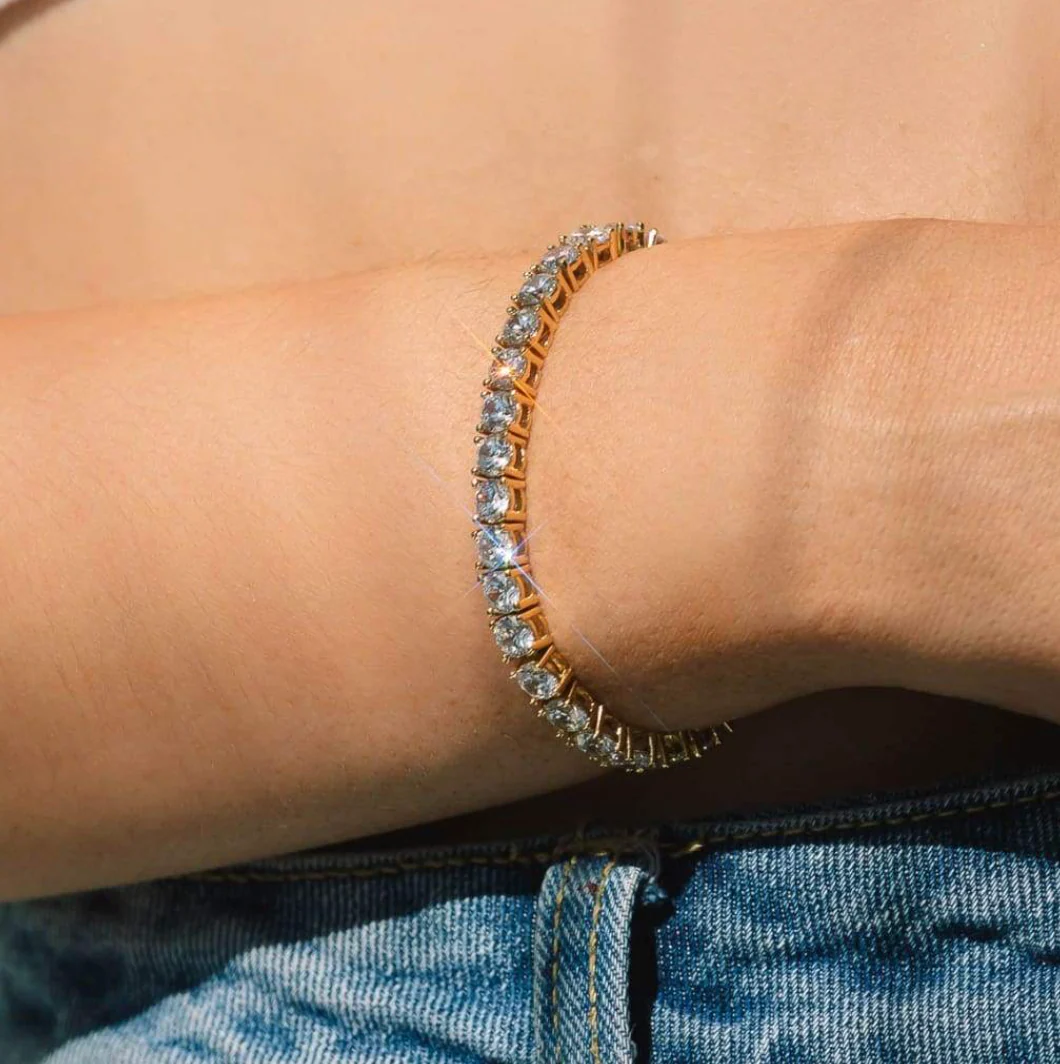 TENNIS ARMBAND | GOLD